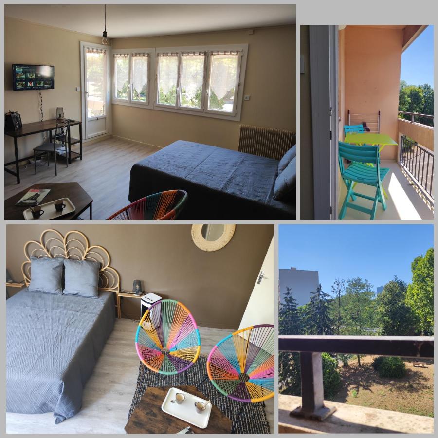 Studio 34 M2 refait à neuf- Résidence privée. Clim Mâcon Esterno foto